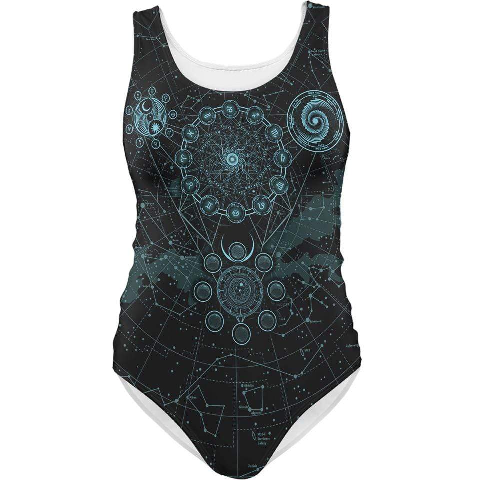 One-Piece Swimsuit Sky Signs One-Piece Swimsuit