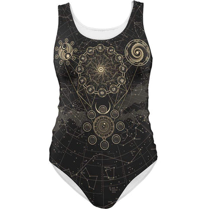 One-Piece Swimsuit Sky Signs One-Piece Swimsuit