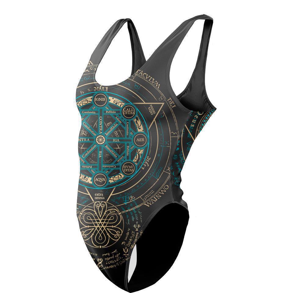 One-Piece Swimsuit SM / High Waist-Low Back Harmony Swimsuit - Limited HARMONY-GOLD_SWIMSUIT_V2_SM