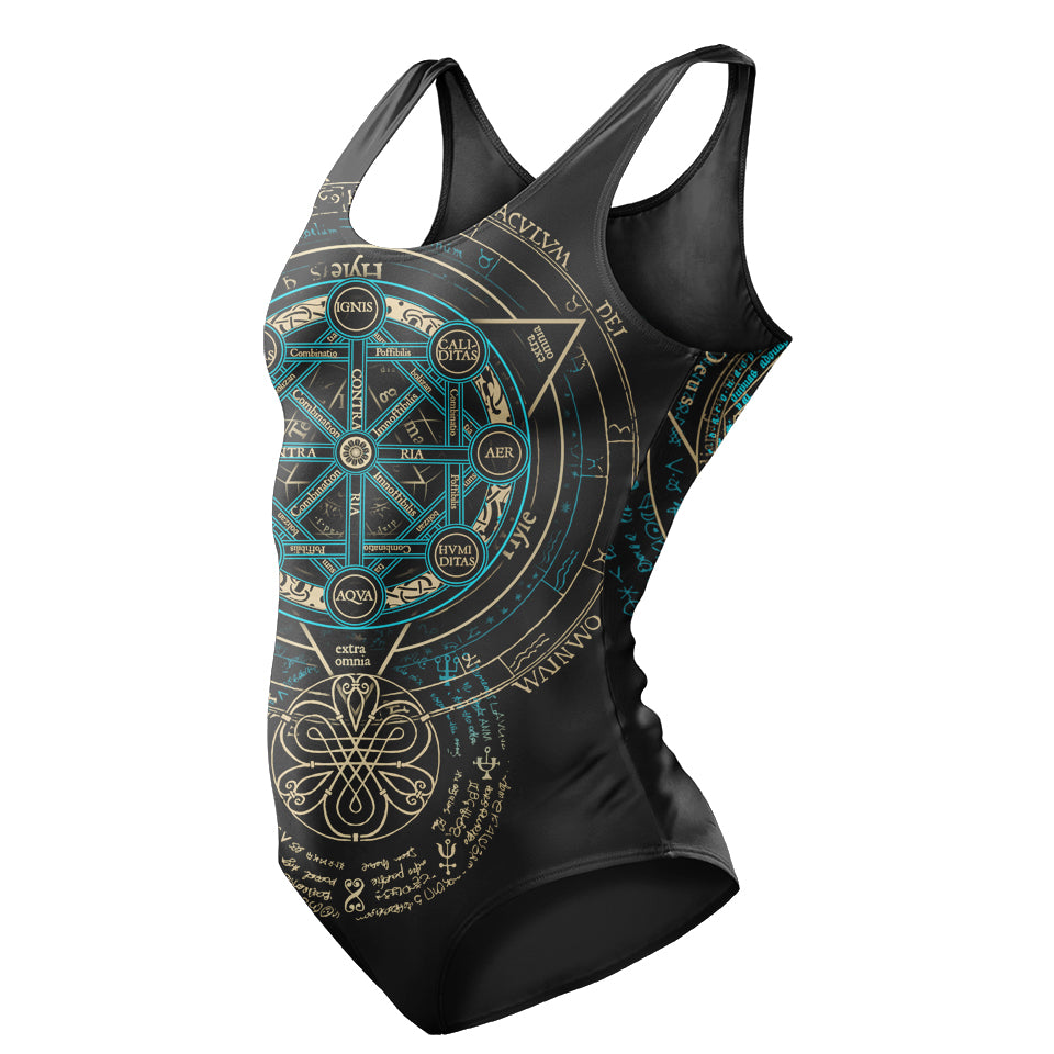 One-Piece Swimsuit SM / Original Harmony Swimsuit - Limited HARMONY-GOLD_SWIMSUIT_V1_SM