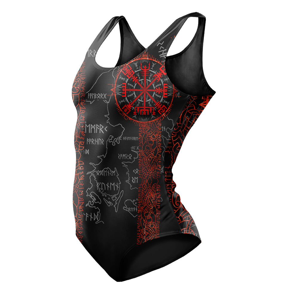 One-Piece Swimsuit SM / Original Vegvisir Swimsuit - Ember Edition VEGVISIR3_SWIMSUIT_V1_SM