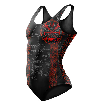 One-Piece Swimsuit SM / Original Vegvisir Swimsuit - Ember Edition VEGVISIR3_SWIMSUIT_V1_SM