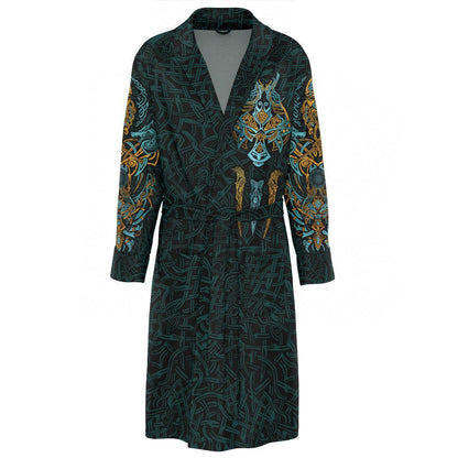 Robe SM Fenrir Robe 259_ROBE_SM_ULFHEDNAR-TEAL-GOLD