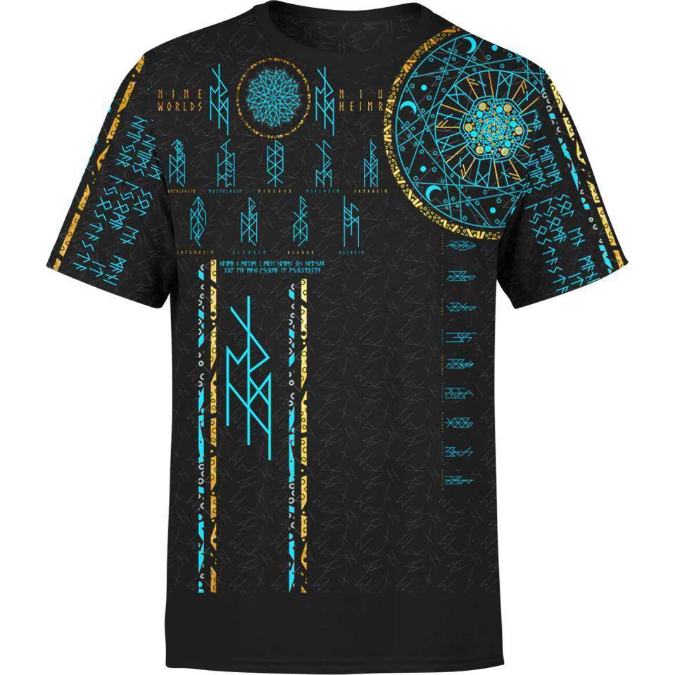 Shirt S Nine Worlds Shirt - Night Edition 7WORLD_T-SHIRT-3.0_SM