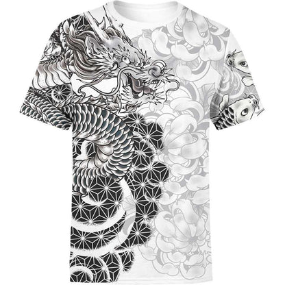Shirt S Ryu Shirt DRAGON-WHITE_T-SHIRT-3.0_SM
