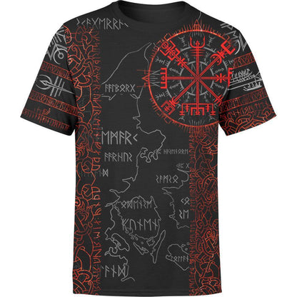 Shirt SM Vegvisir Shirt - Ember Edition VEGVISIR3-T-SHIRT-3.0_SM