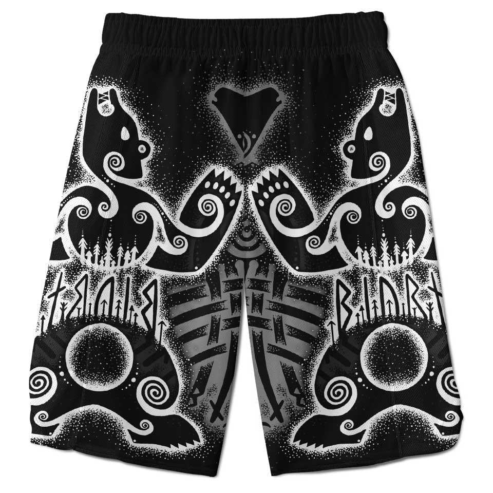 Shorts 28 - XS Norse Beasts Shorts VIKING-ANIMALS_WEEKEND-SHORT_28