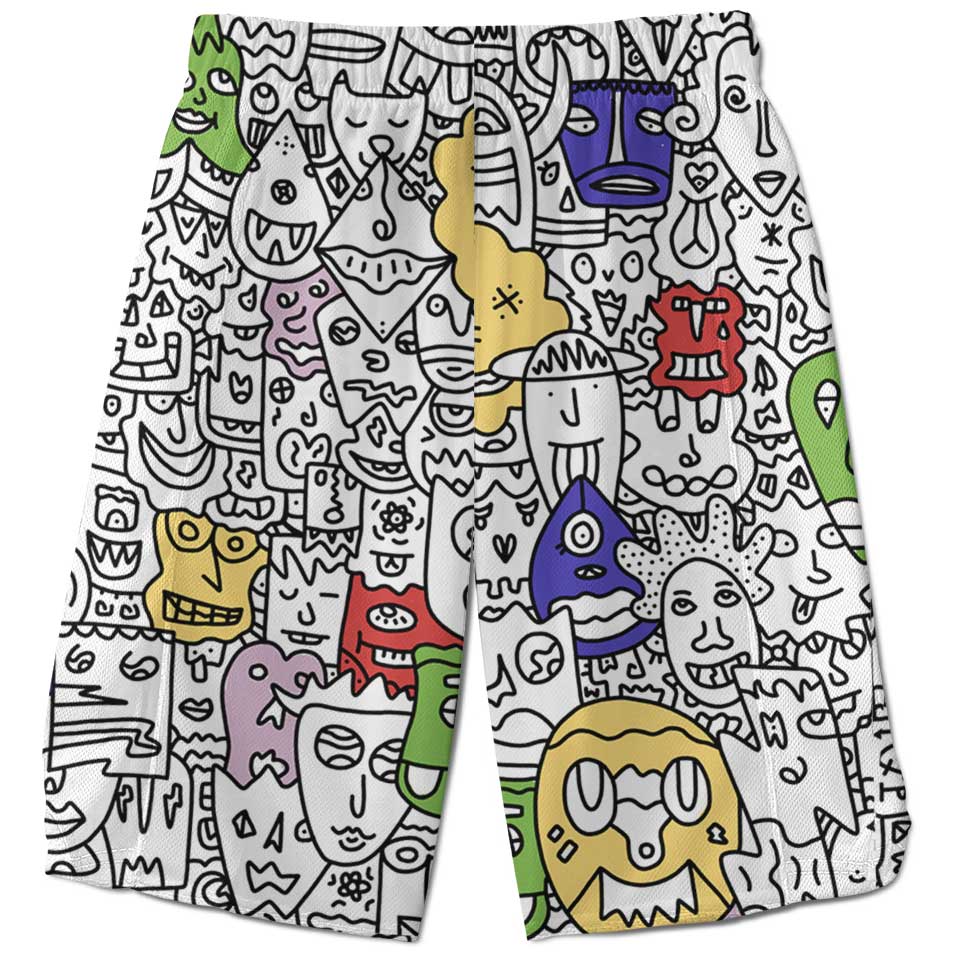 Shorts Pretty Done's Doodle Shorts