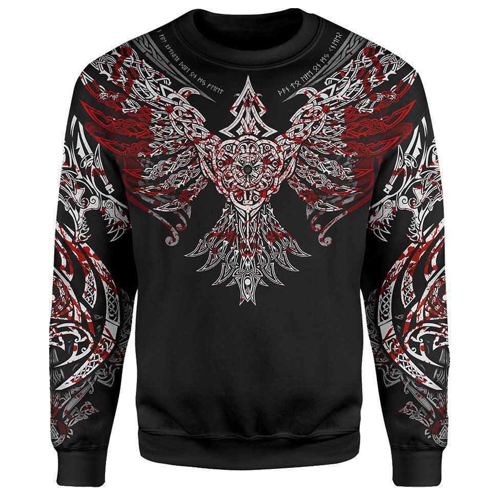 Sweater S Huginn Sweater - Limited HUGGIN-BLOODY_SWEATSHIRT-3.0_SM