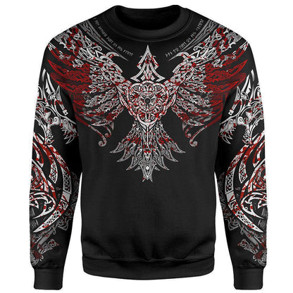 Sweater S Huginn Sweater - Limited HUGGIN-BLOODY_SWEATSHIRT-3.0_SM