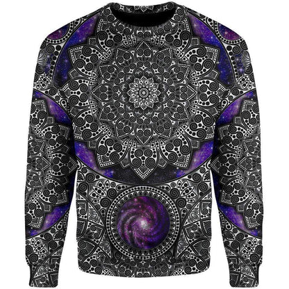 Sweater S / Nebula Galaxy Mandala Sweater GALAXY_SWEATSHIRT-3.0_SM