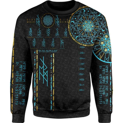 Sweater S Nine Worlds Sweater - Night Edition 7WORLD_SWEATSHIRT-3.0_SM