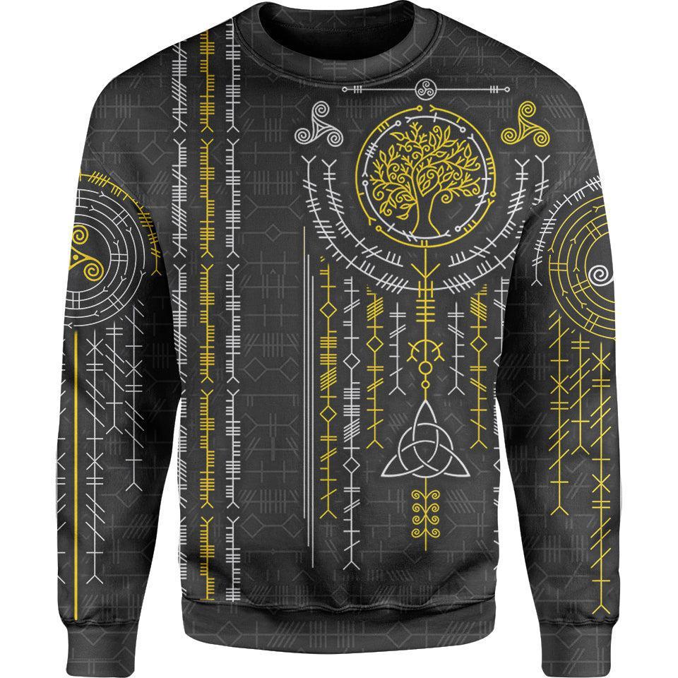 Sweater S Ogham Sweater - Black Edition OGHAM-BLK_SWEATSHIRT-3.0_SM