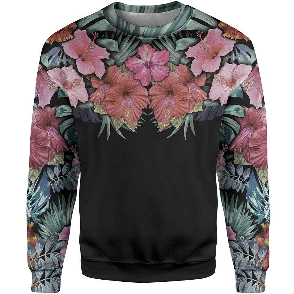 Sweater S / Original Hibiscus Sweater HIBISCUS-BLACK_SWEATSHIRT-3.0_SM