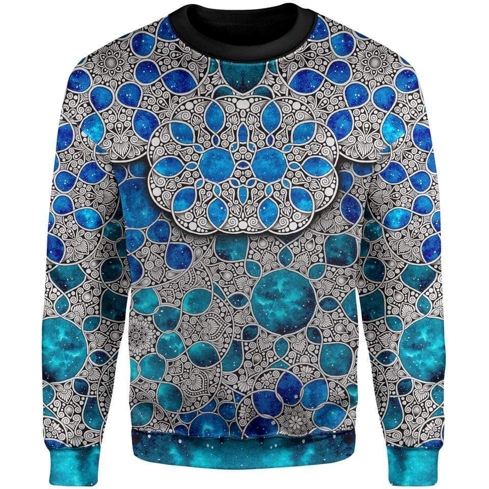 Sweater S / Original Watercolor Mandala Sweater WATERCOLOR-MANDALA_SWEATSHIRT-3.0_SM