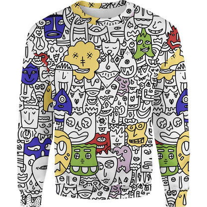 Sweater S / Pop Pretty Done's Doodle Sweater DONE-DOODLE-CL_SWEATSHIRT-3.0_SM