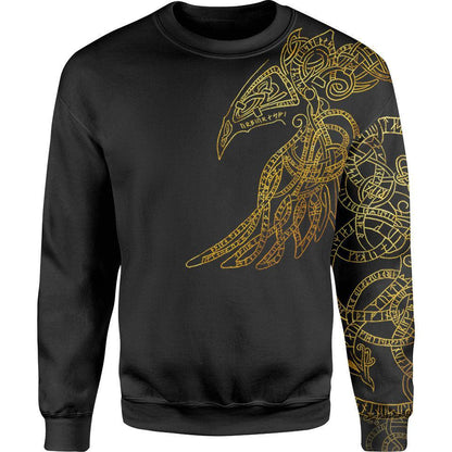 Sweater S Raven God Sweater VIKING-RAVEN_SWEATSHIRT-3.0_SM