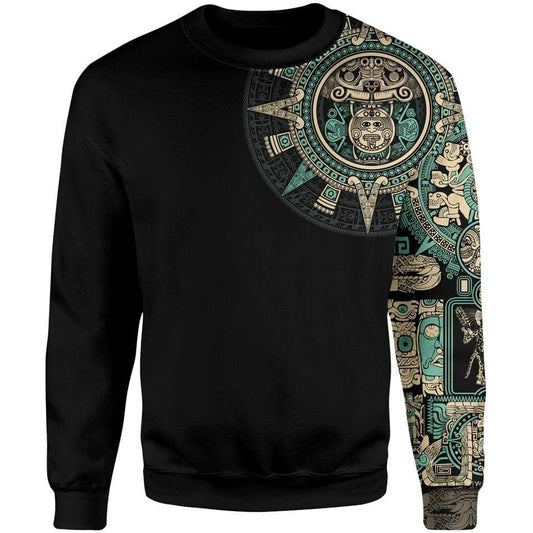 Sweater S / Turquoise Jaguar Warrior Sweater JAGUAR-WARRIOR-YELL&GR_SWEATSHIRT-3.0_SM