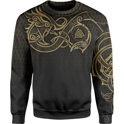 Sweater S Valknut Sweater VALKNUT_SWEATSHIRT-3.0_SM