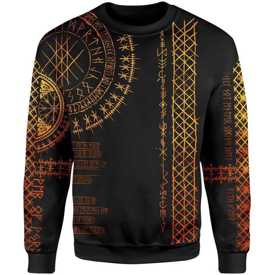 Sweater S Viking Runes Sweater RUNES_SWEATSHIRT-3.0_SM