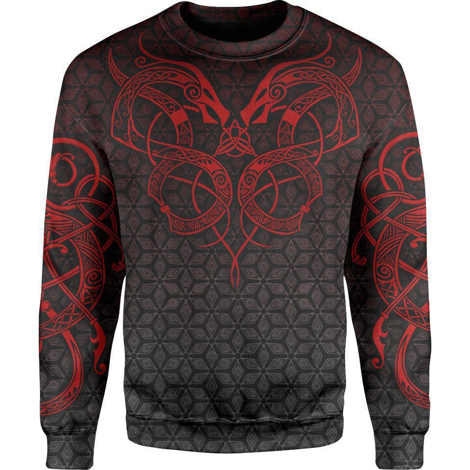 Sweater S World Serpent Sweater - Limited SERPENT-RED_SWEATSHIRT-3.0_SM