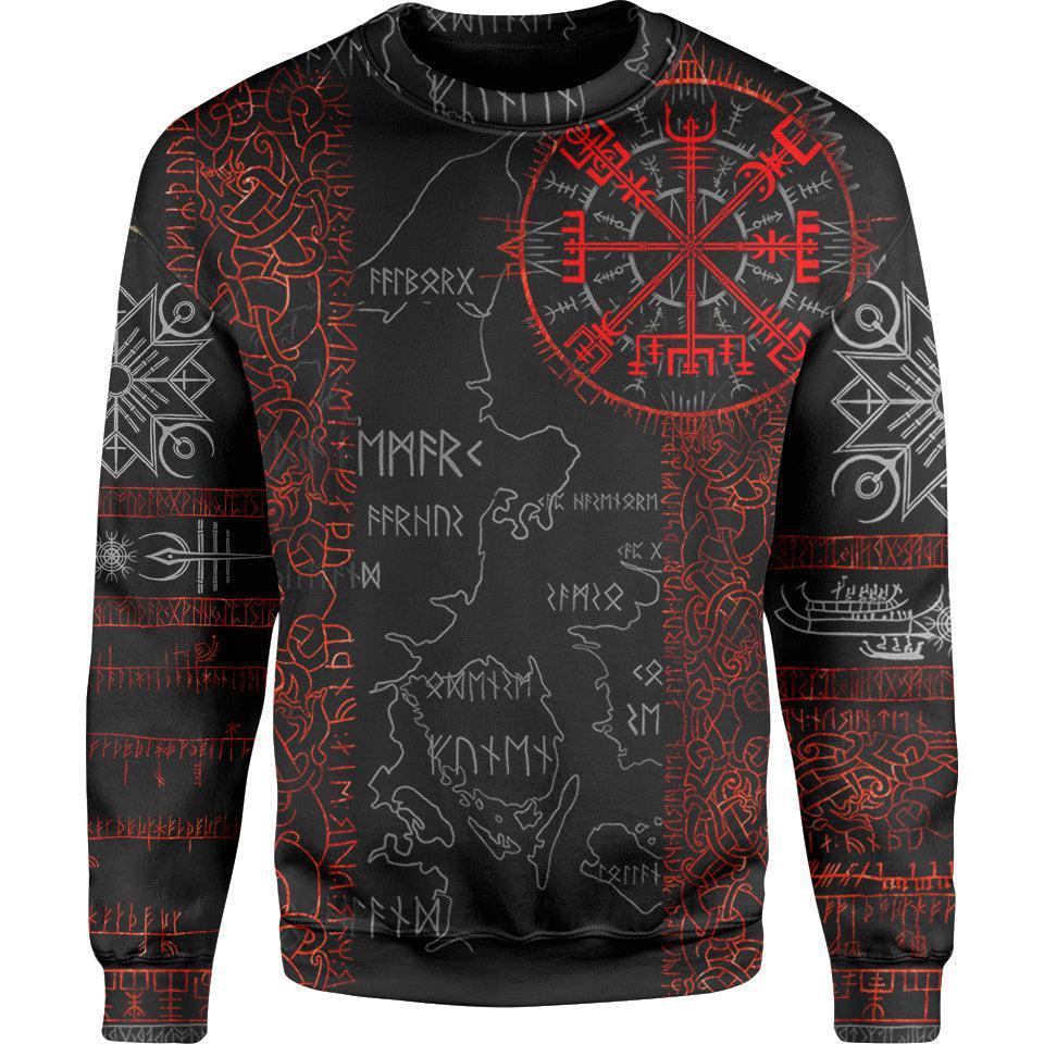 Sweater SM Vegvisir Sweater - Ember Edition VEGVISIR3_SWEATSHIRT-3.0_SM