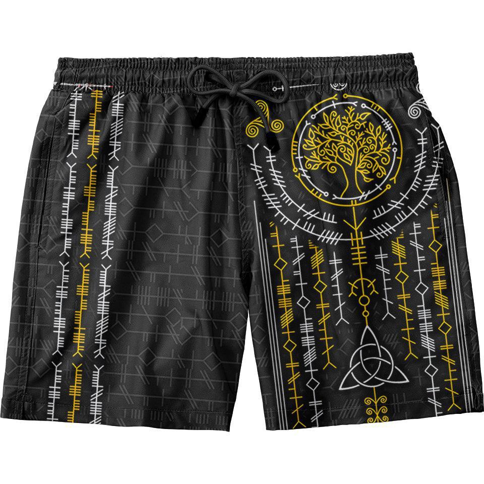 Swim Trunks SM Ogham Swim Trunks - Black Edition 311_SwimTrunks_SM_OGHAM-BLK