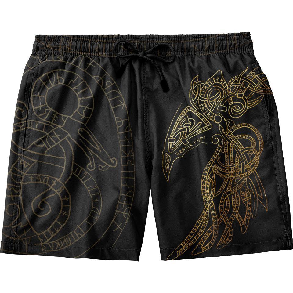 Swim Trunks SM Raven God Swim Trunks 311_SwimTrunks_SM_VIKING-RAVEN