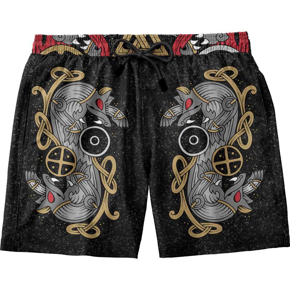 Swim Trunks SM Skoll & Hati Swim Trunks 311_SwimTrunks_SM_VIKING-WOLVES
