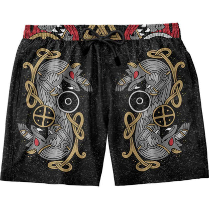 Swim Trunks SM Skoll & Hati Swim Trunks 311_SwimTrunks_SM_VIKING-WOLVES