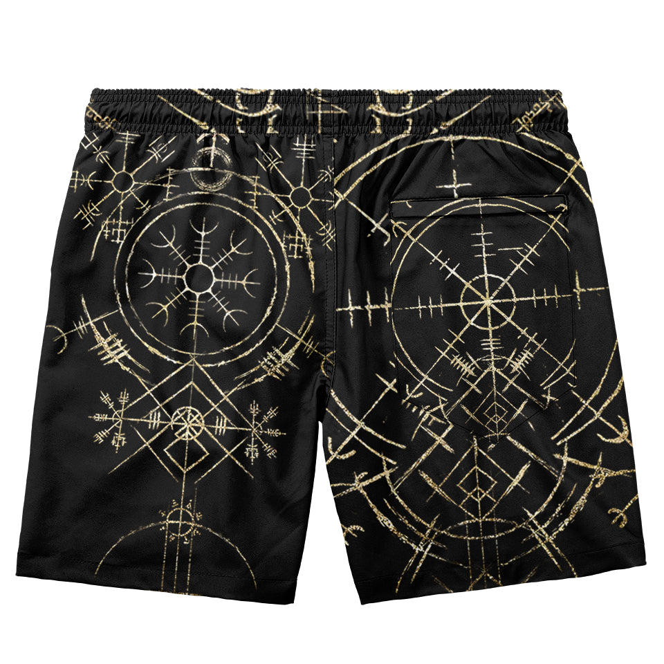 Swim Trunks The Stave Swim Trunks - Gold
