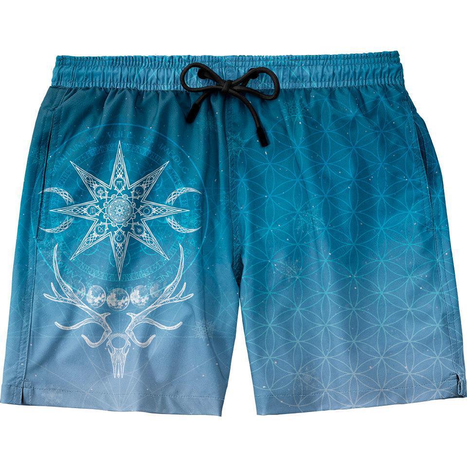 Swim Trunks Yule Swim Trunks - Snow Edition