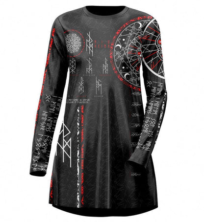 Tee Dress XXS Nine Worlds Tee Dress 525_LS-SwingDr_XXS_NINE-WORLDS