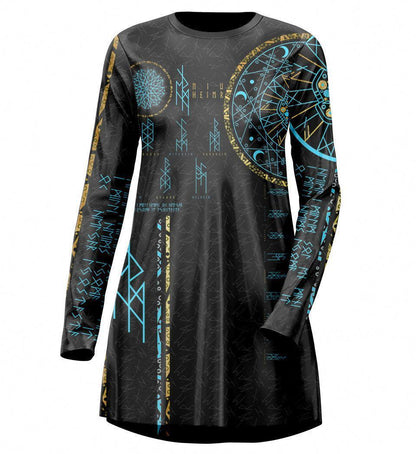 Tee Dress XXS Nine Worlds Tee Dress - Night Edition 525_LS-SwingDr_XXS_7WORLD