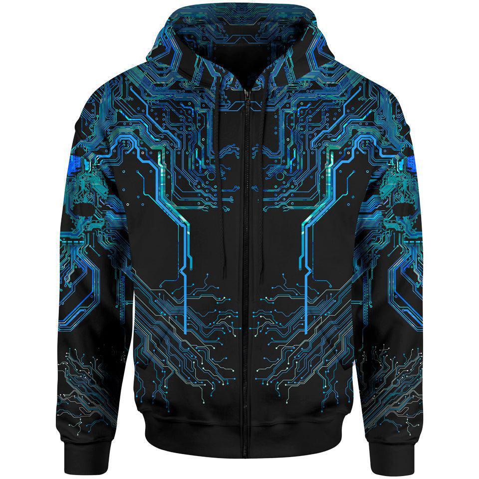Zip-Hoodie S Cyber Zip Hoodie CRYPTO_ZIP-HOODIE-2.0_SM
