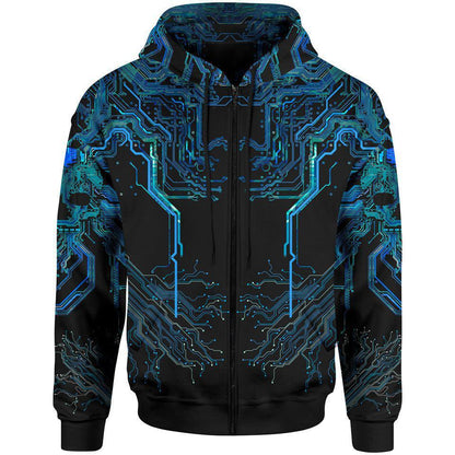 Zip-Hoodie S Cyber Zip Hoodie CRYPTO_ZIP-HOODIE-2.0_SM