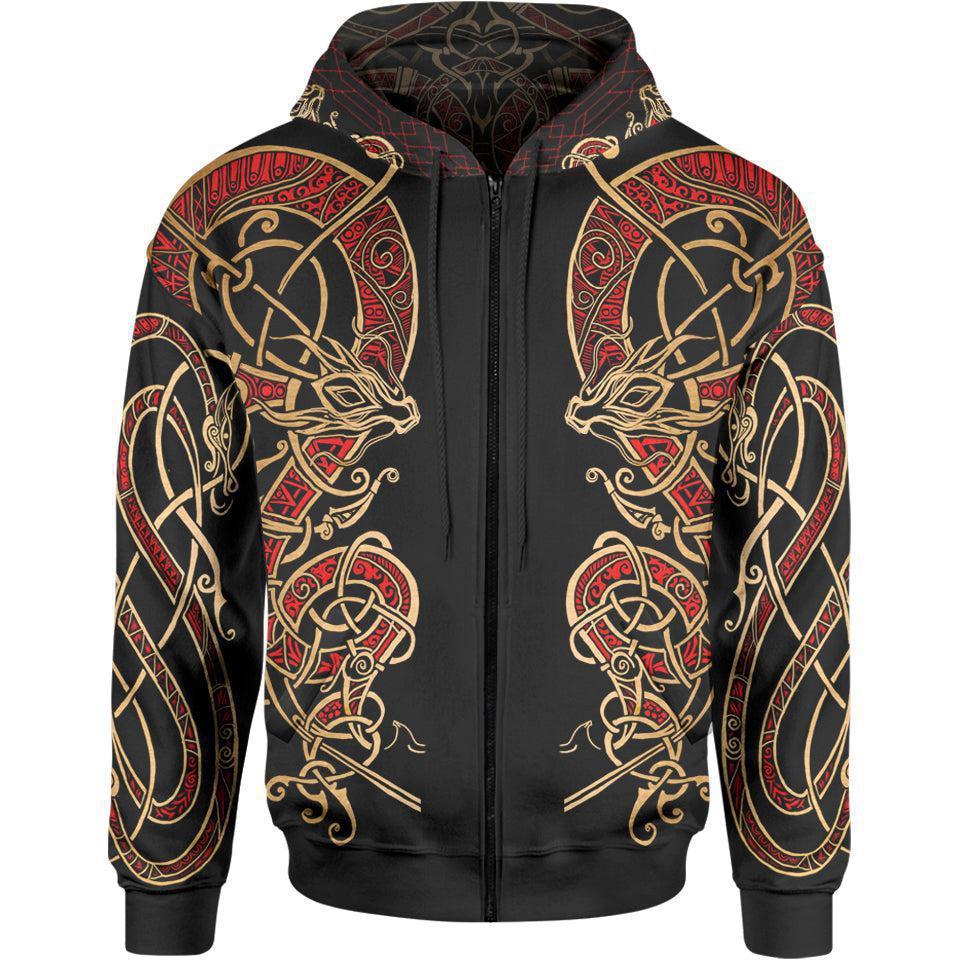 Loki Zip Hoodie - Fire Edition – Lunafide