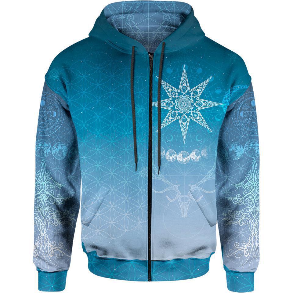 Zip-Hoodie Yule Zip Hoodie - Snow Edition