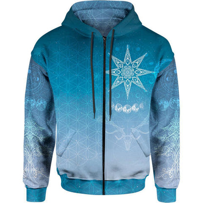 Zip-Hoodie Yule Zip Hoodie - Snow Edition